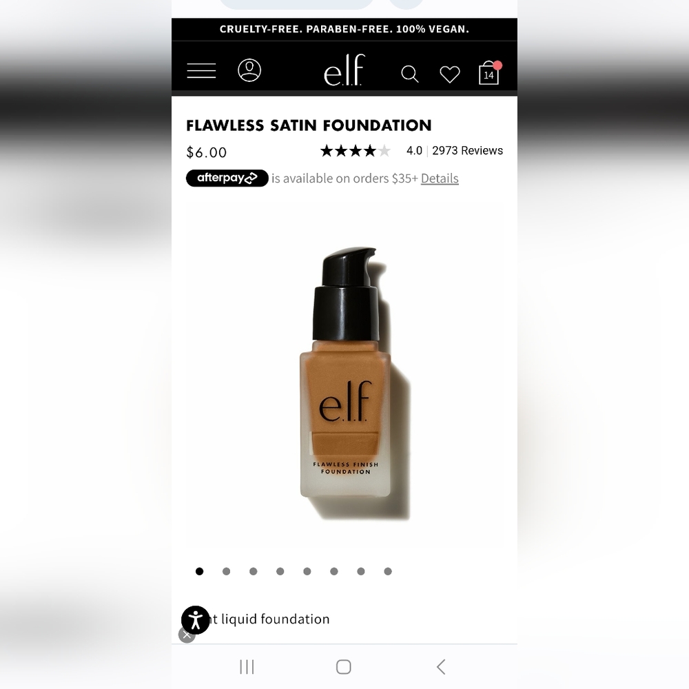 ELF FLAWLESS SATIN FOUNDATION - Picture 4 of 5